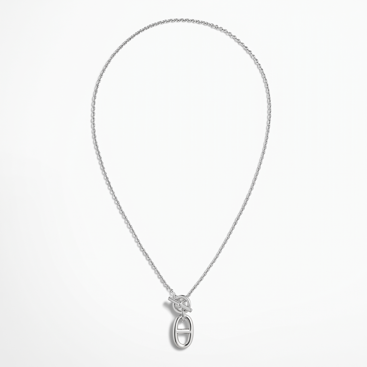 Small H Chaine Pendant Necklace