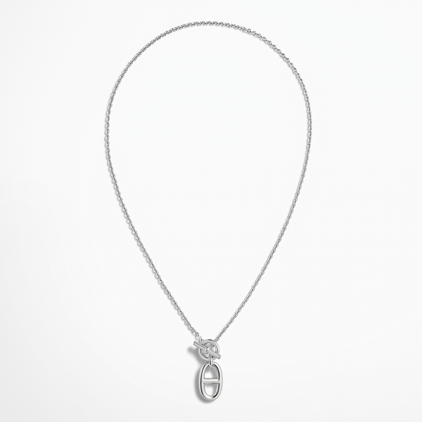 Small H Chaine Pendant Necklace