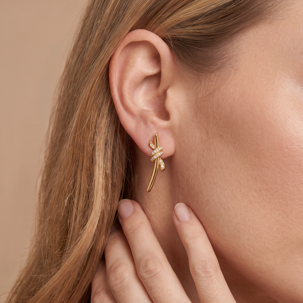 Small Knot Earring