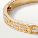 Small Love Diamonds Paved Bracelet