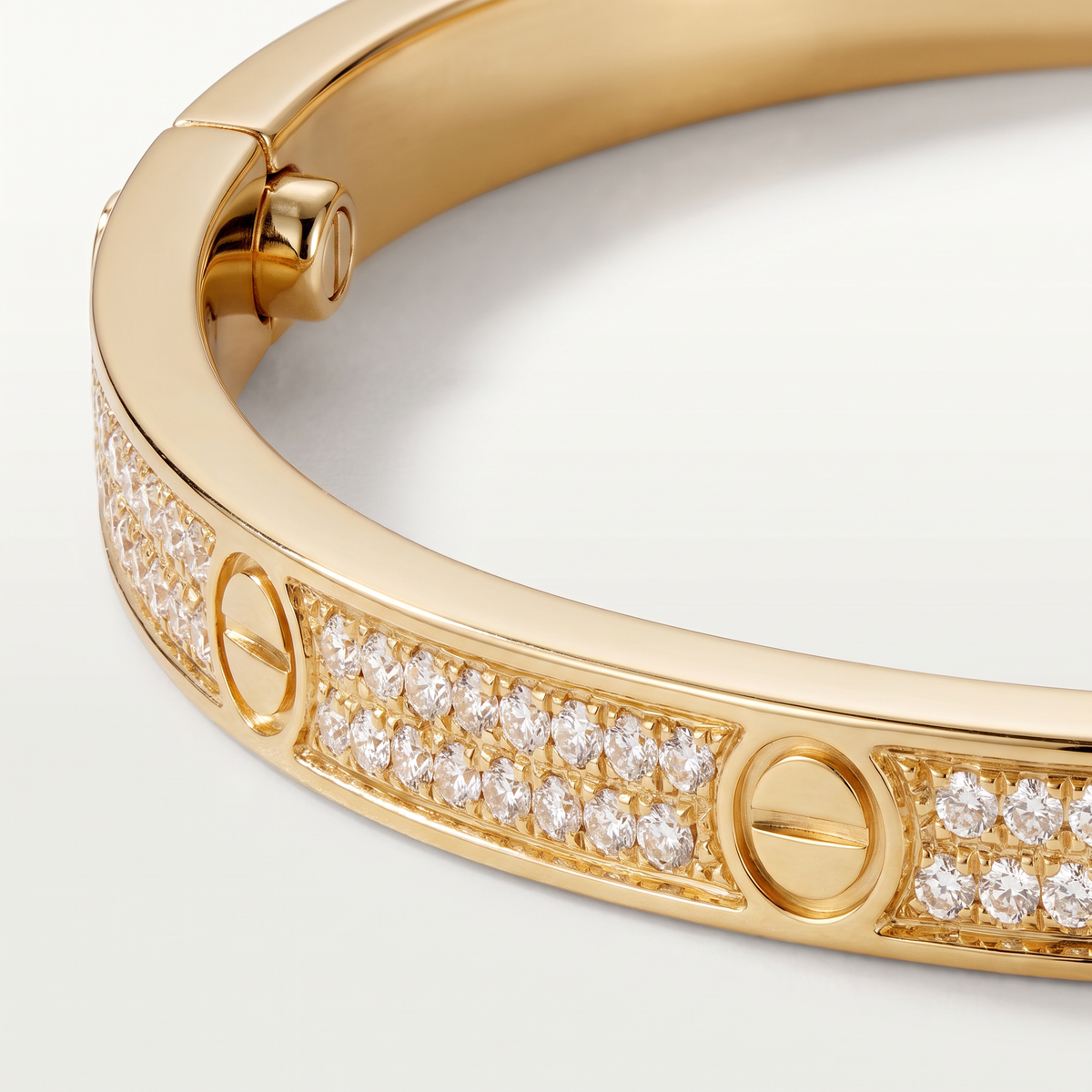 Small Love Diamonds Paved Bracelet