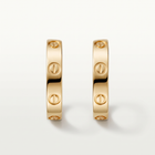 Small Love Hoop Earrings
