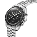 Speedmaster Full Black Dial Stainless Steel Automatic Men's Watch