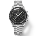 Speedmaster Full Black Dial Stainless Steel Automatic Men's Watch