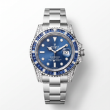 Submariner 116610 Vivid Blue Sapphire And Diamond Bezel Automatic Watch
