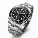 Submariner 124060 Black Dial Oystersteel Automatic Watch