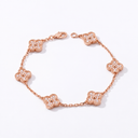 Sweet Alhambra 6 Diamond Clover Motifs Bracelet