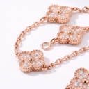 Sweet Alhambra 6 Diamond Clover Motifs Bracelet