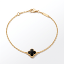 Sweet Alhambra Onyx Clover Bracelet