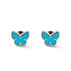 Sweet Alhambra Turquoise Butterfly Earrings