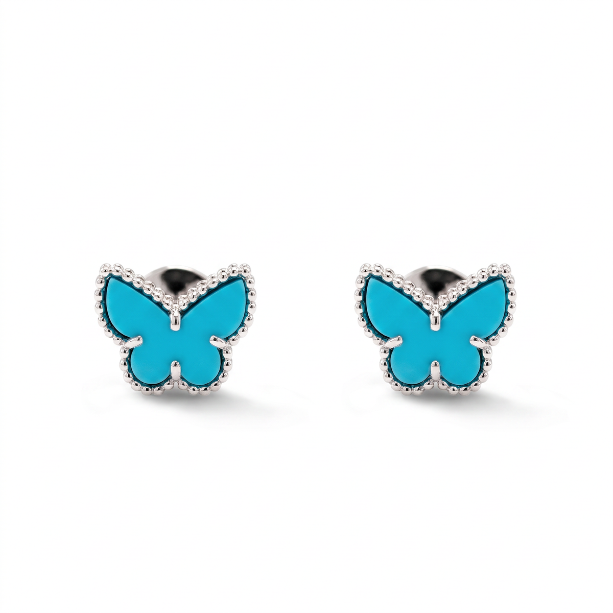 Sweet Alhambra Turquoise Butterfly Earrings