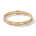 Sweet Clovers Pavé Beaded Bracelet