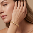 Sweet Clovers Pavé Beaded Bracelet