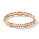 Sweet Clovers Pavé Beaded Bracelet