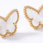 Sweet Mother of Pearl Butterfly Earrings
