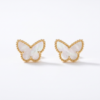 Sweet Mother of Pearl Butterfly Earrings