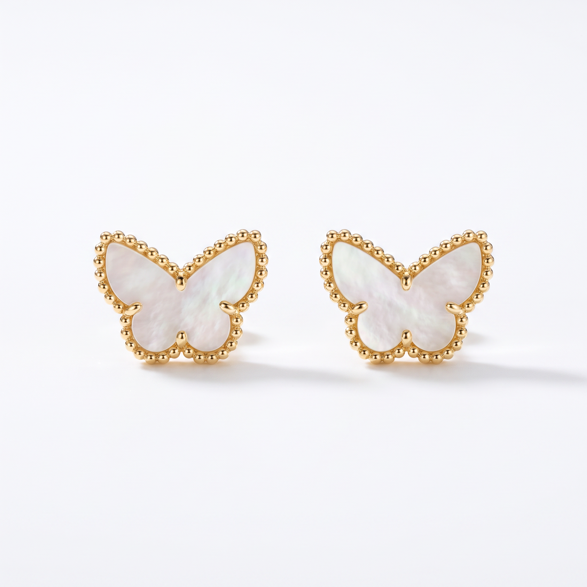 Sweet Mother of Pearl Butterfly Earrings