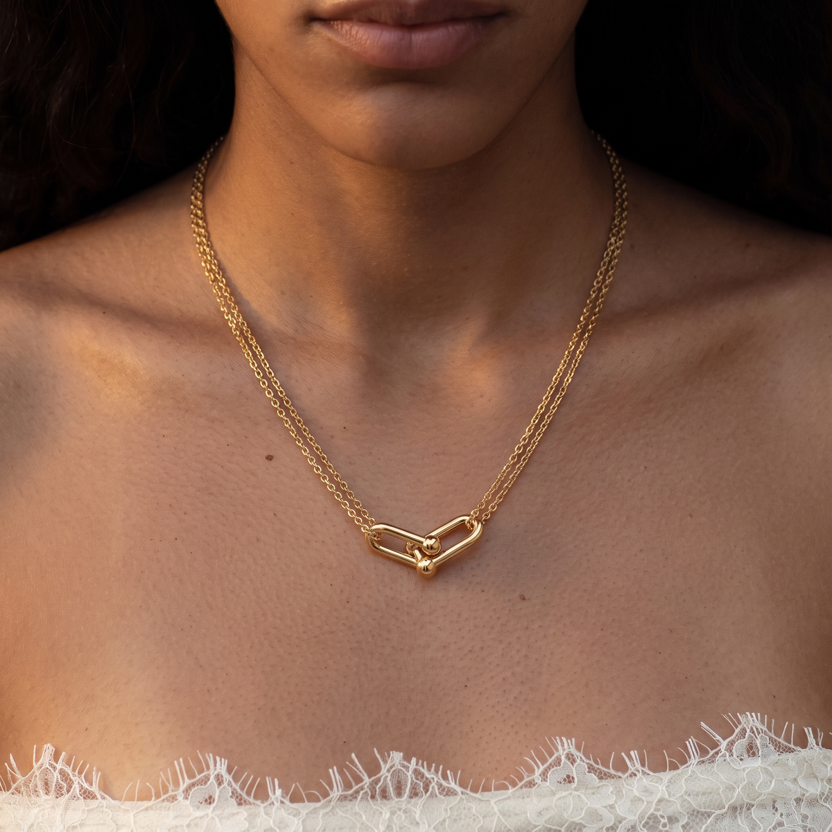 T HardWear Double Link Pendant Necklace