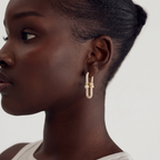 T Hardwear Full Diamond Large Link Earrings