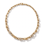 T HardWear Gold Station Link Necklace