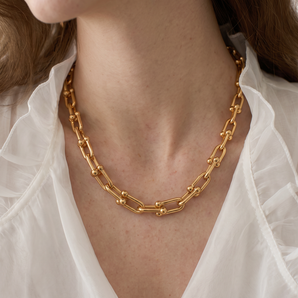 T HardWear Graduated Link Necklace