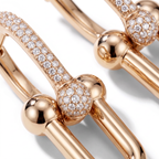 T HardWear Large Link Pavé Earrings