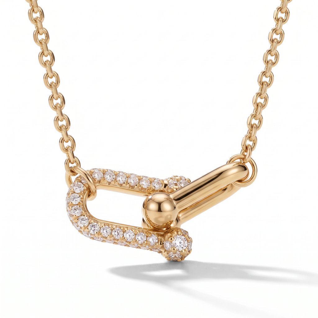 T HardWear Pavé Link Pendant Necklace