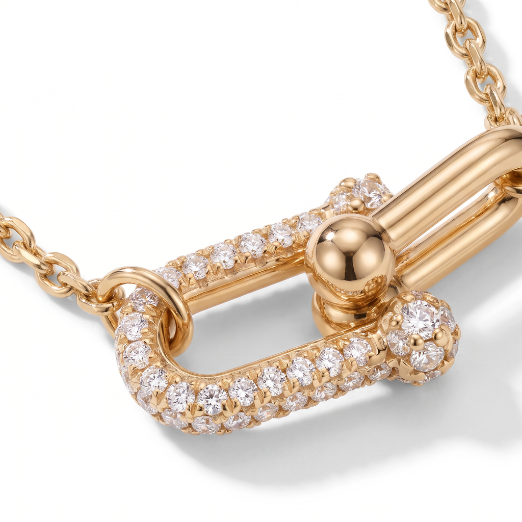 T HardWear Pavé Link Pendant Necklace