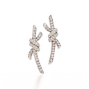 T Knot Full-pavé Earrings