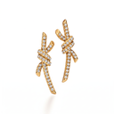T Knot Full-pavé Earrings