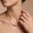 T Knot Pendant Necklace