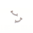 T Smile Pavé Stud Earrings