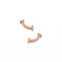 T Smile Pavé Stud Earrings