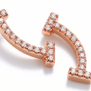 T Smile Pavé Stud Earrings