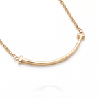 T Smile Pendant Necklace