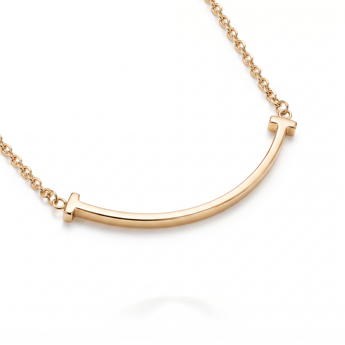 T Smile Pendant Necklace