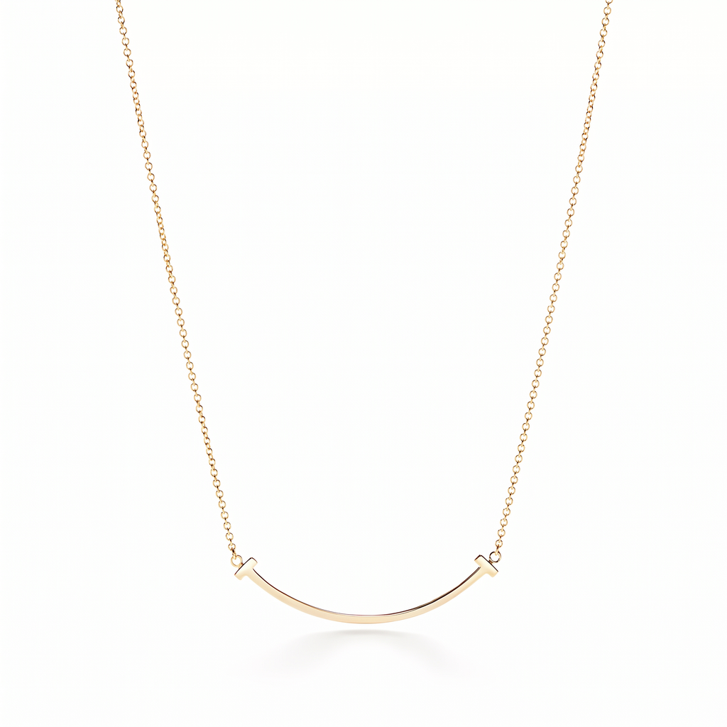 T Smile Pendant Necklace