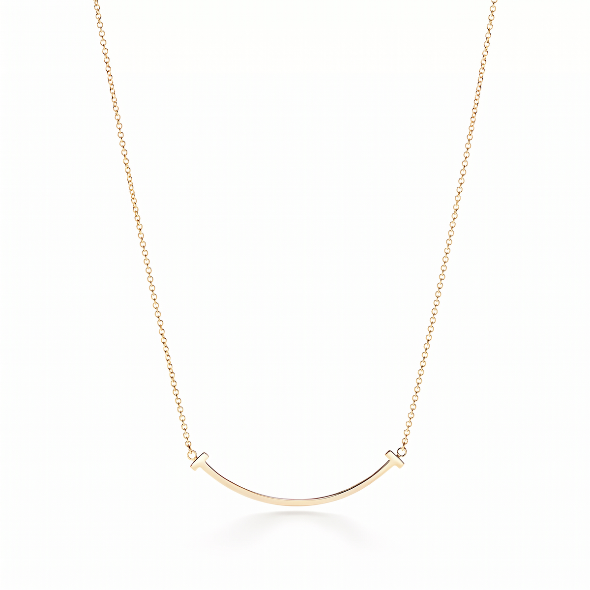 T Smile Pendant Necklace