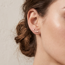 T Smile Stud Earrings