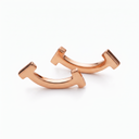 T Smile Stud Earrings