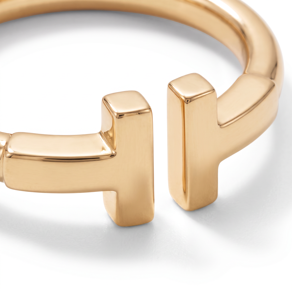 T Wire Cuff Ring
