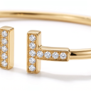 T Wire Pavé Bracelet