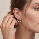 T1 Open Full-pavé Earrings