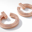 T1 Open Full-pavé Earrings