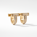 T1 Paved Hoop Earrings