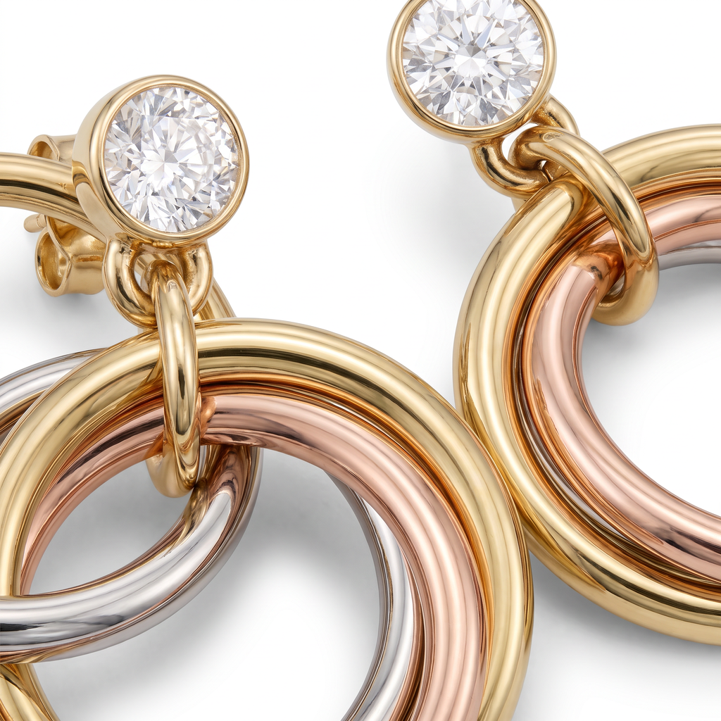 Trinity 1 Diamond Earrings