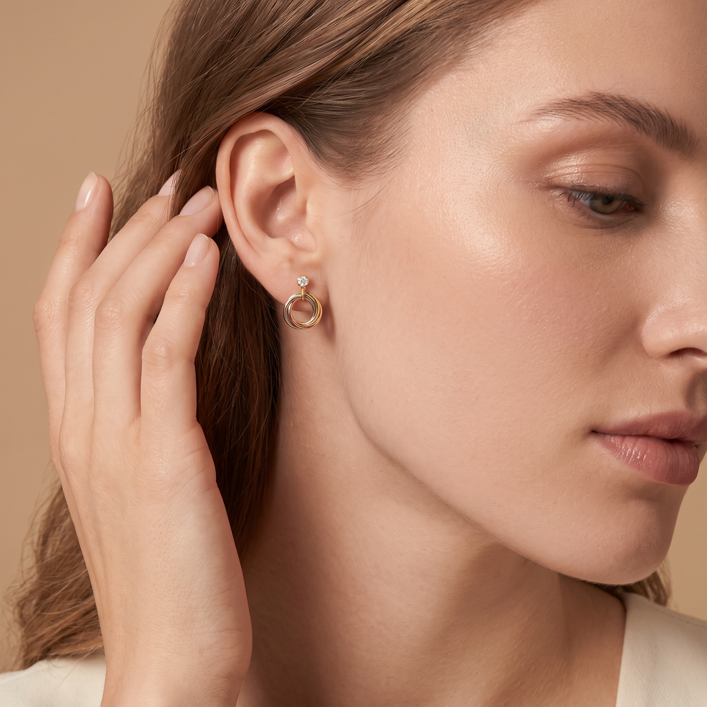 Trinity 1 Diamond Earrings