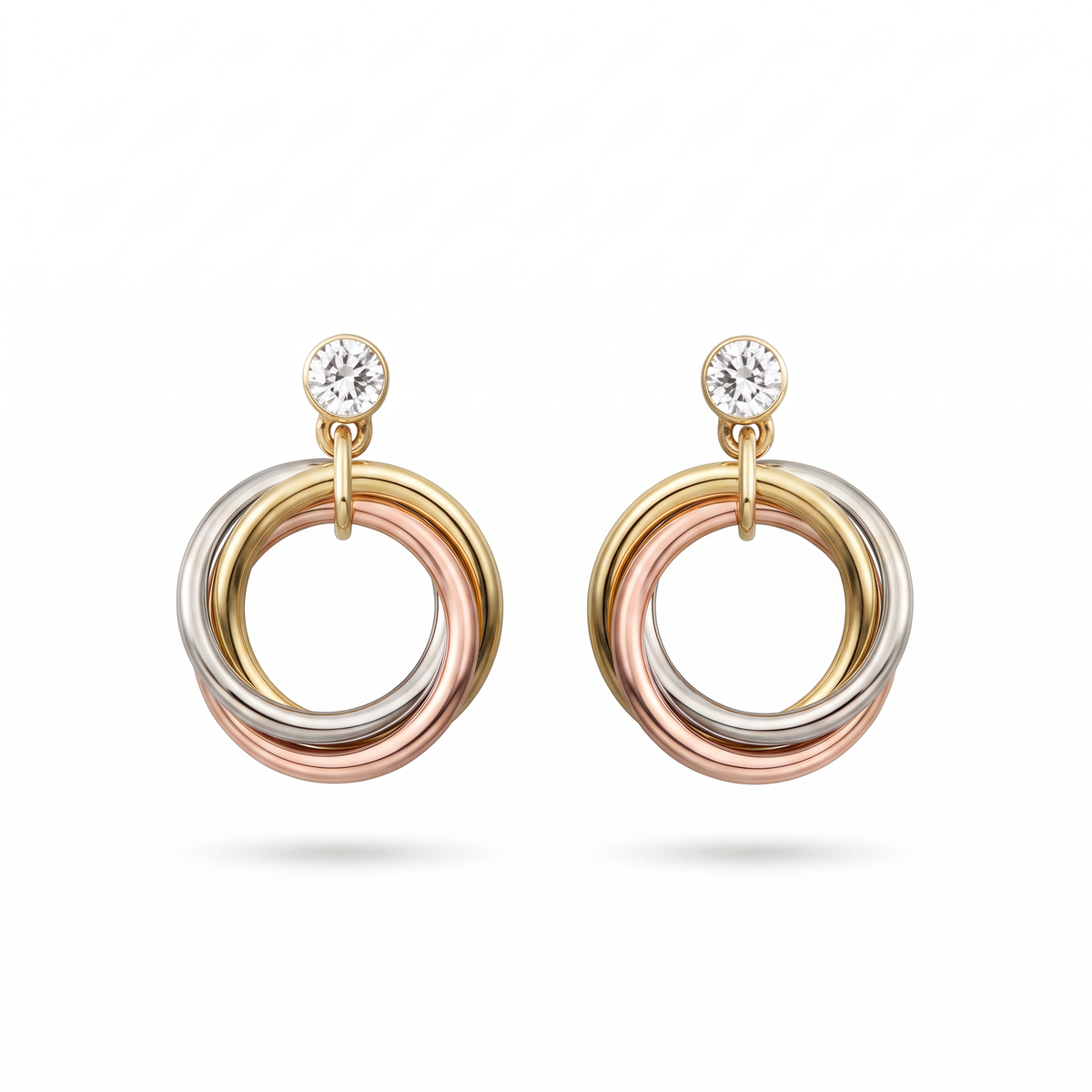 Trinity 1 Diamond Earrings