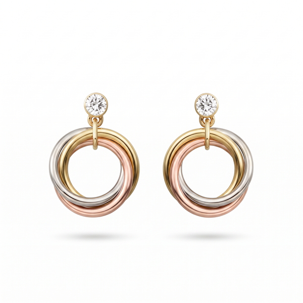 Trinity 1 Diamond Earrings