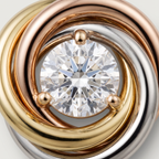 Trinity 1 Diamond Stud Earrings